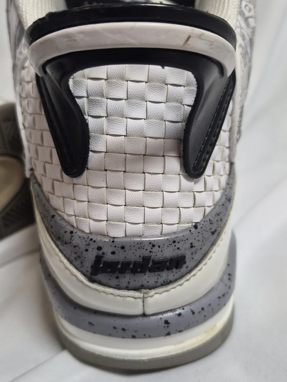 Air Jordan Dub Zero White Cement Laser Shoes 8.5